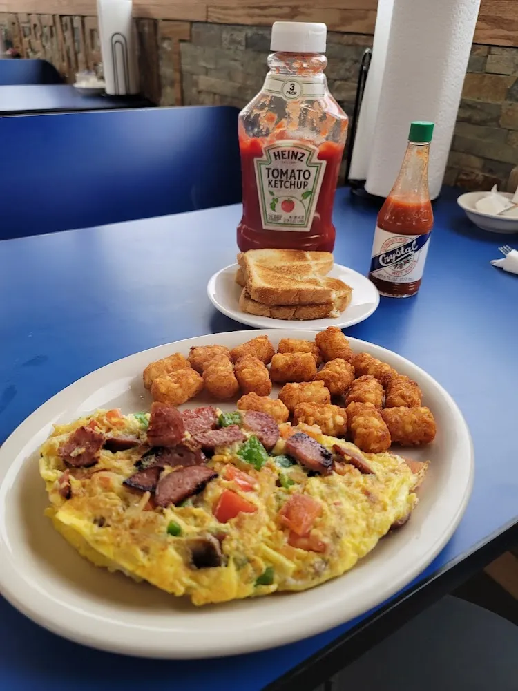 Garden Omlette Add Smoked Sausage
